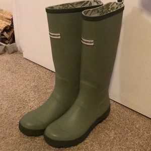 Smith and Hawken Green Tall Rubber Rain Boots